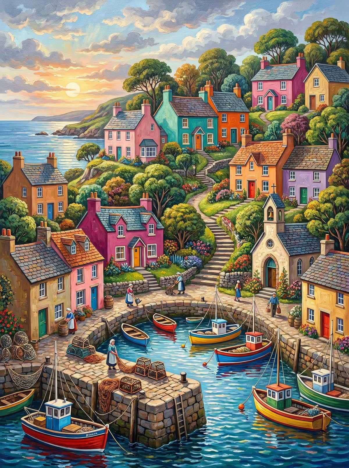 Colourful Cove — The Seaside Village