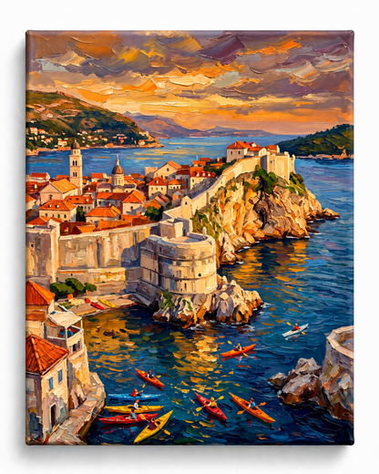 Dubrovnik Golden Hour — The Adriatic Walls