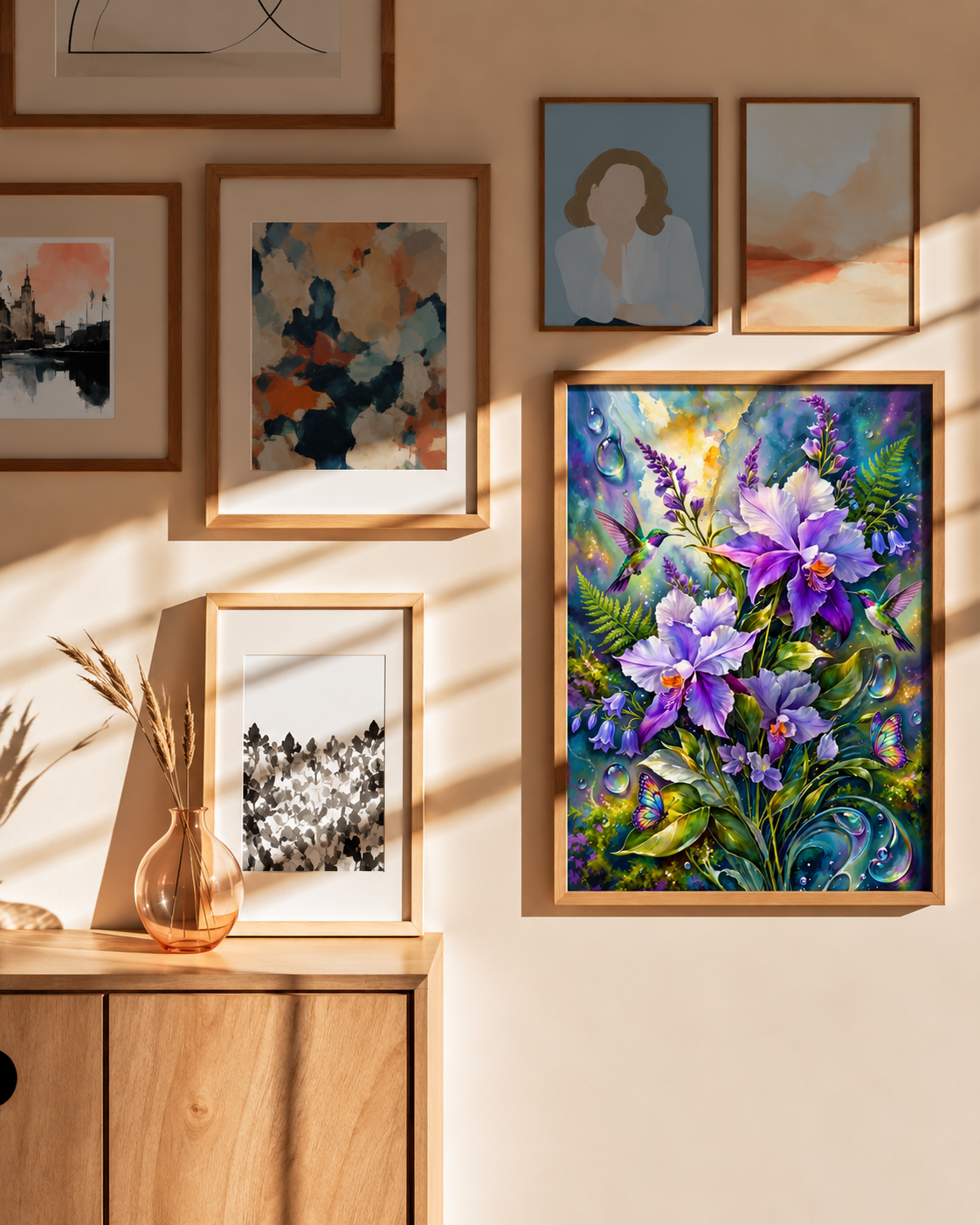 Hummingbirds — An Enchanted Orchid Garden
