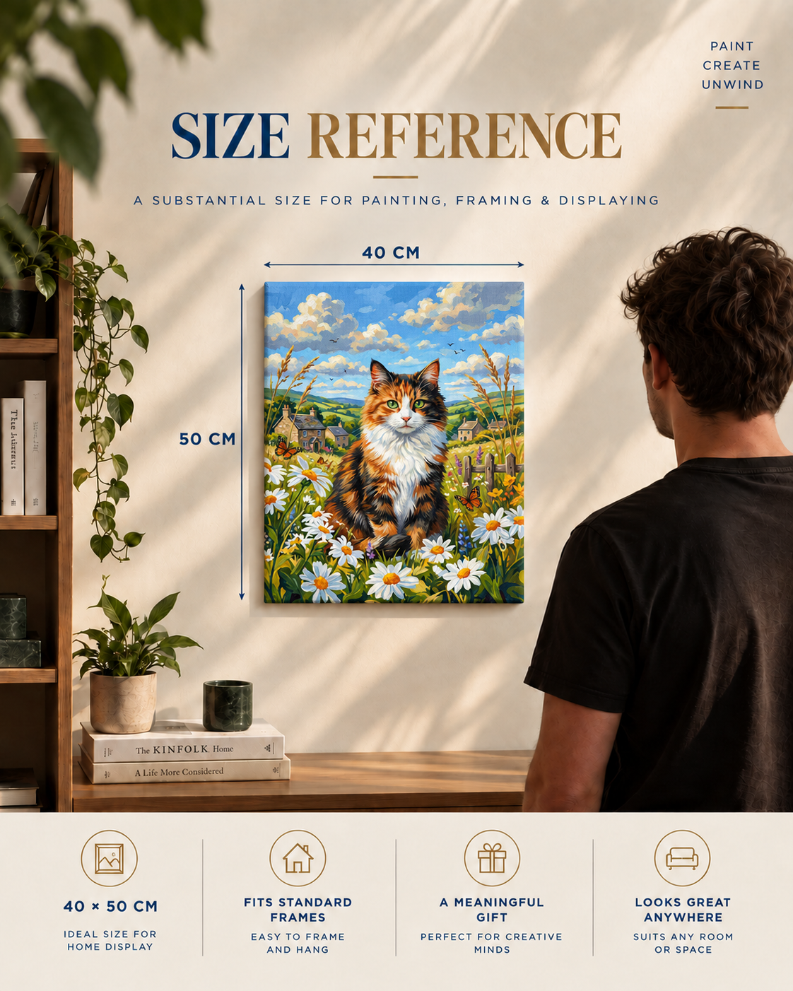 Countryside Cat — Among the Daisies