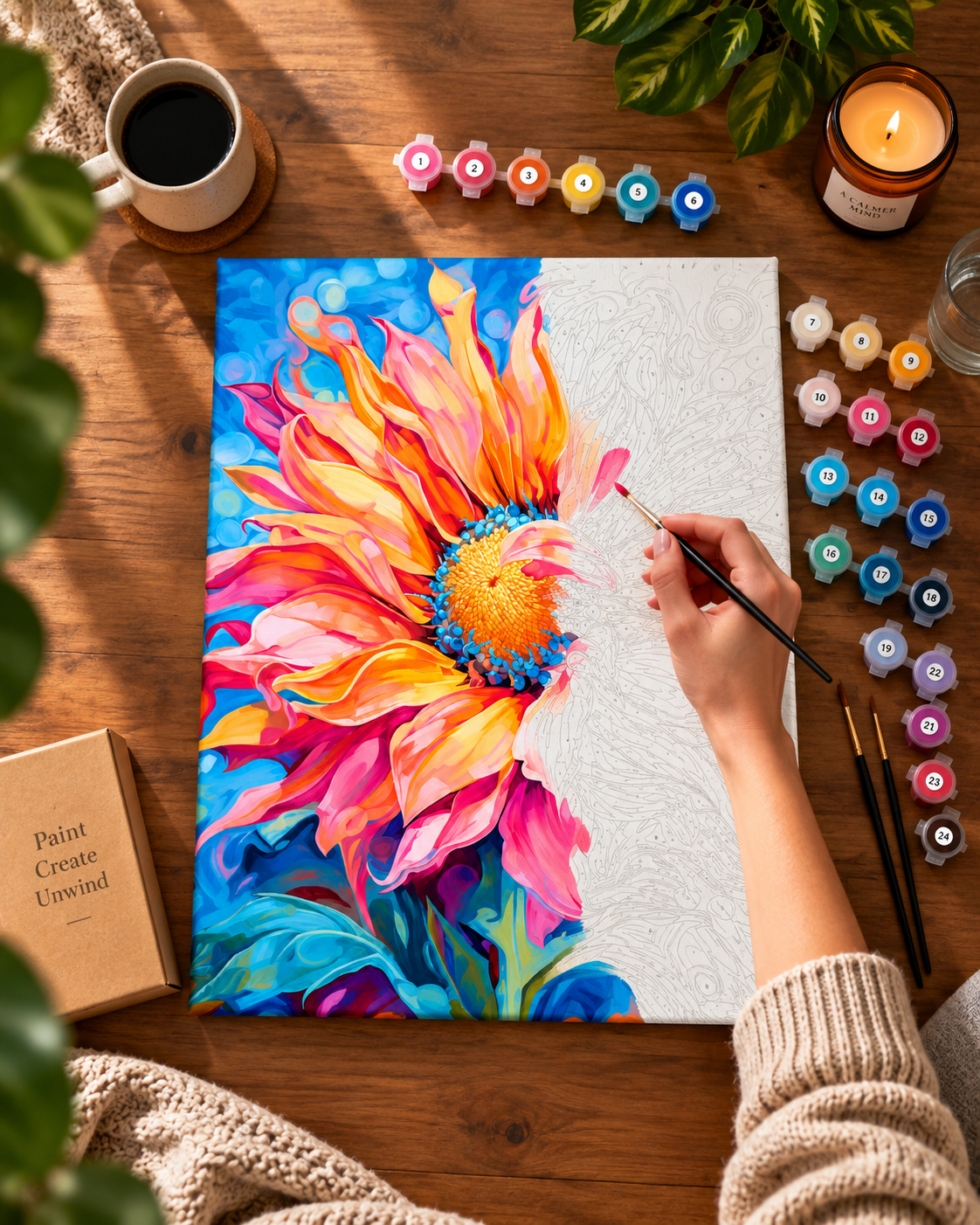 Sunburst Bloom — Petals in Full Colour