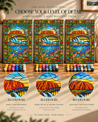 Australian Wonders — A Stained Glass Landscape