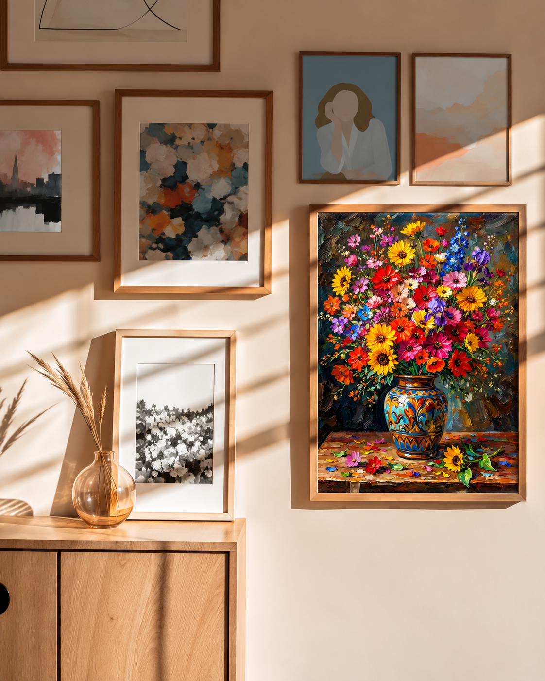 Wildflowers — A Painted Pot of Sunshine