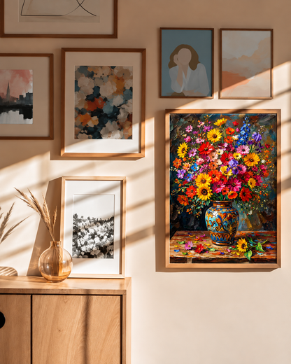 Wildflowers — A Painted Pot of Sunshine