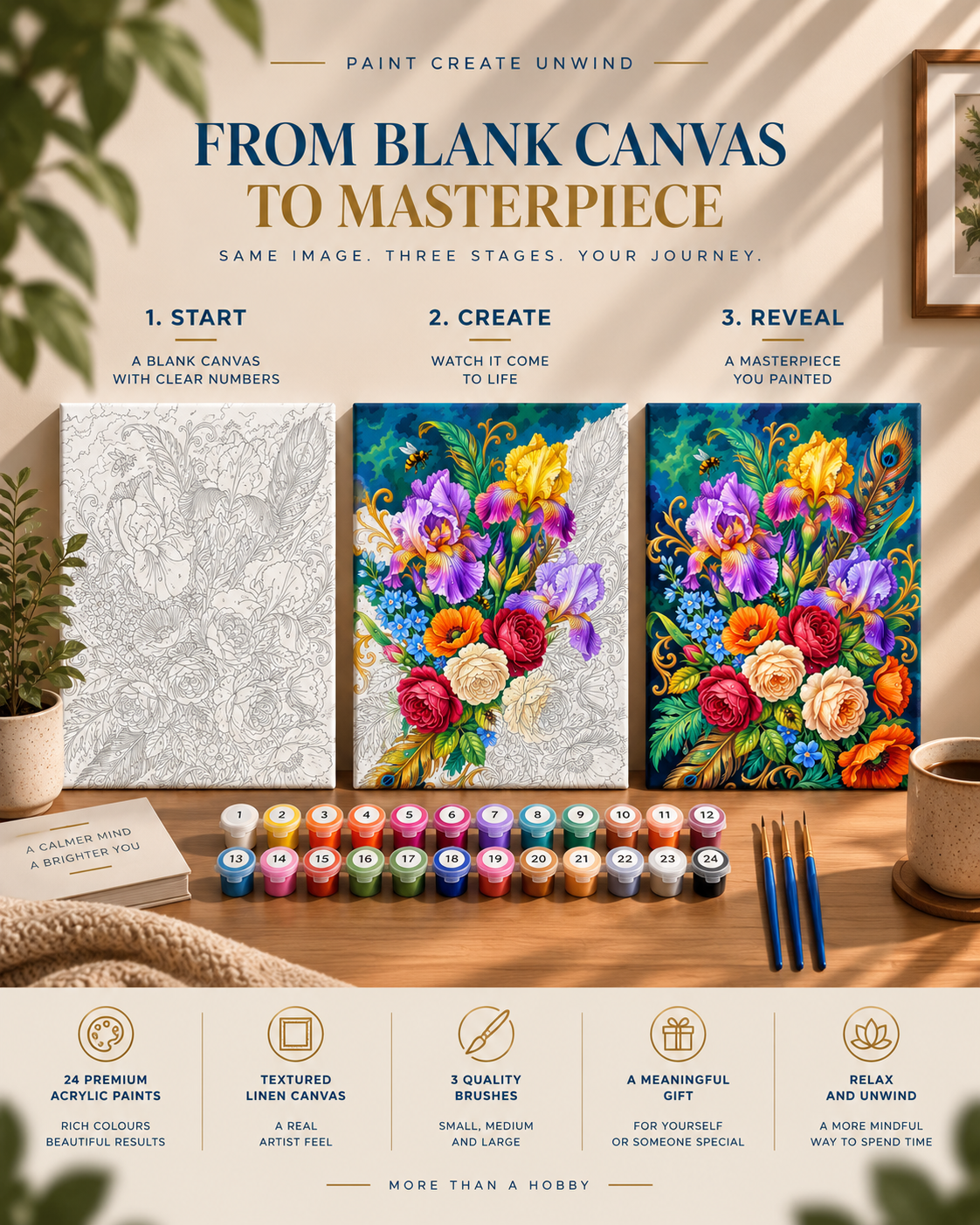 Irises & Roses — An Enchanted Gilded Garden