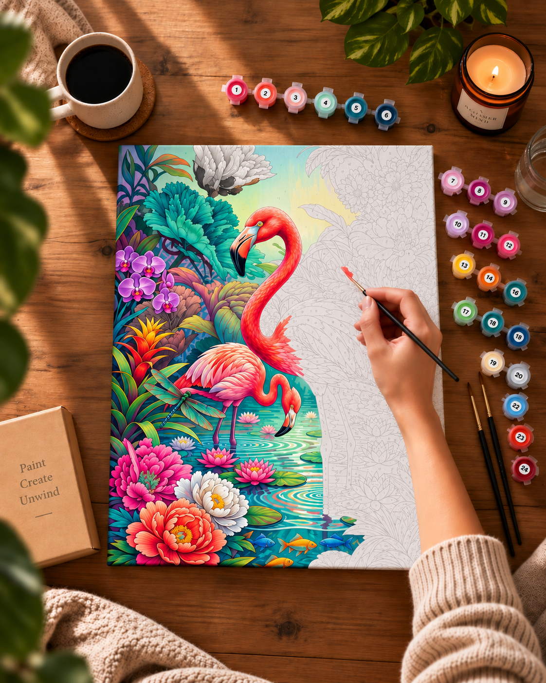 Flamingos — A Tropical Garden Paradise