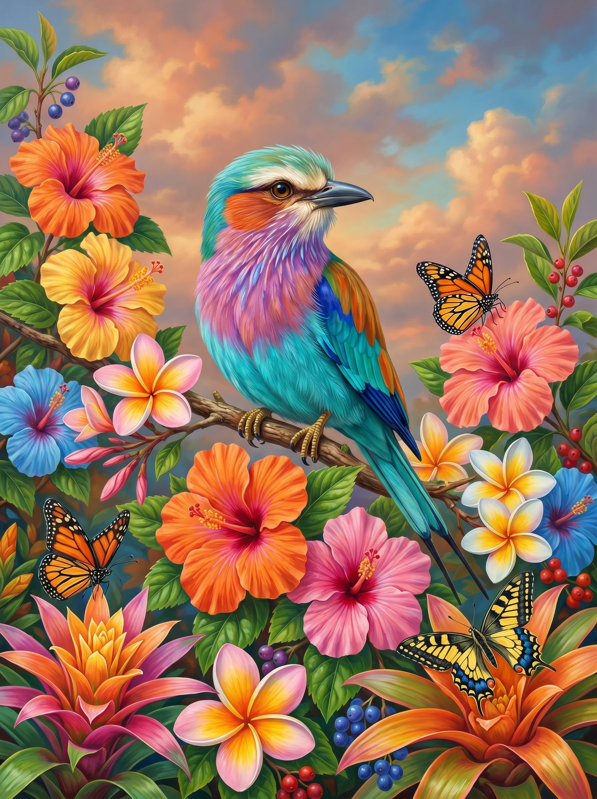 Tropical Bird — A Garden in Bloom