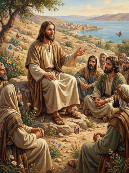 Jesus Teaching — The Sermon by the Sea