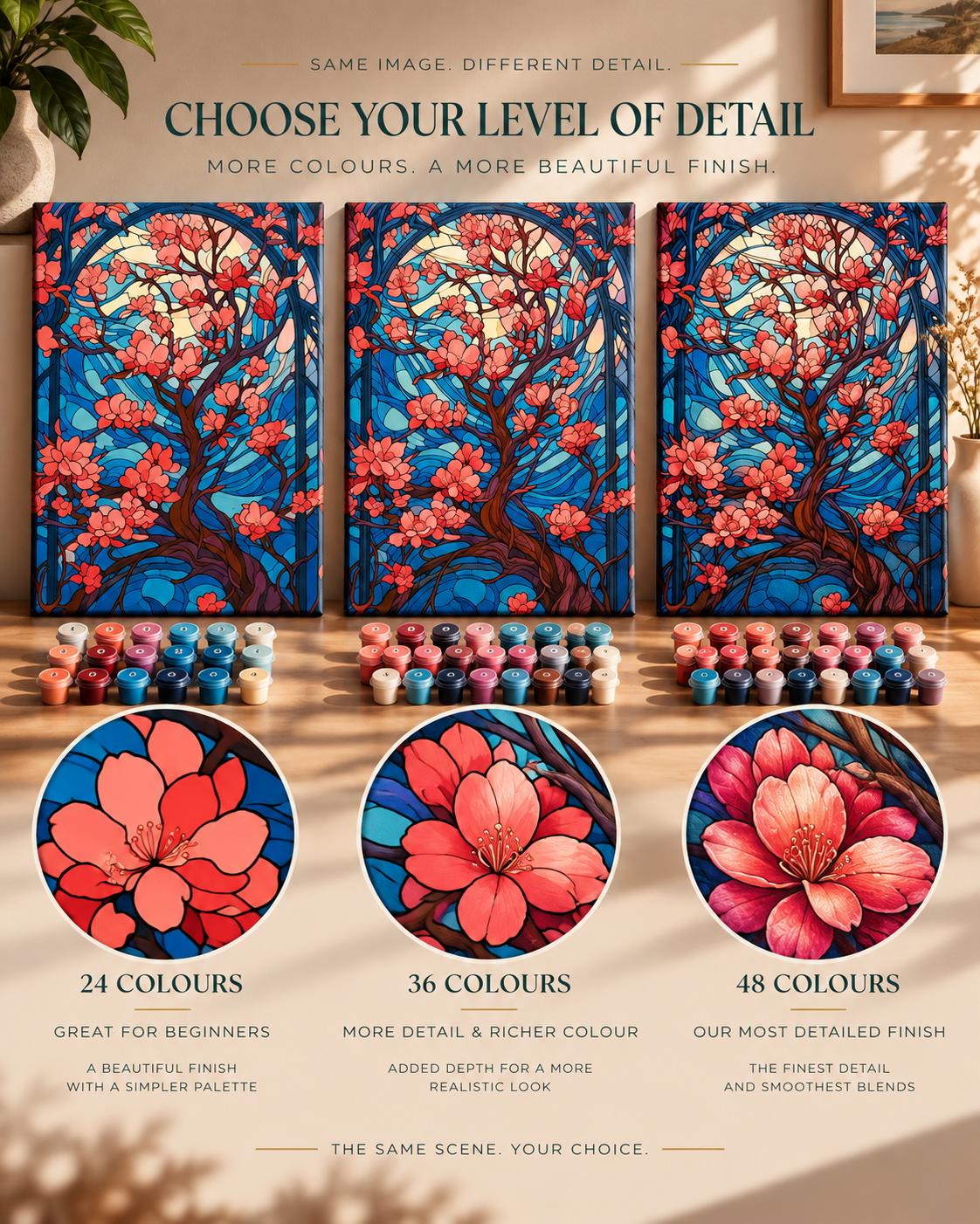 Cherry Blossom — A Stained Glass Dream