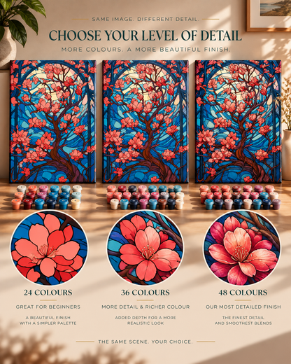 Cherry Blossom — A Stained Glass Dream