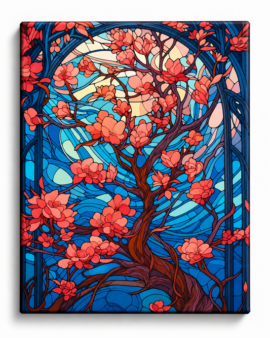 Cherry Blossom — A Stained Glass Dream
