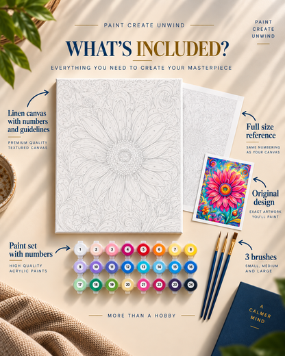 Pink Daisy — A Whirl of Vibrant Colour and Joy