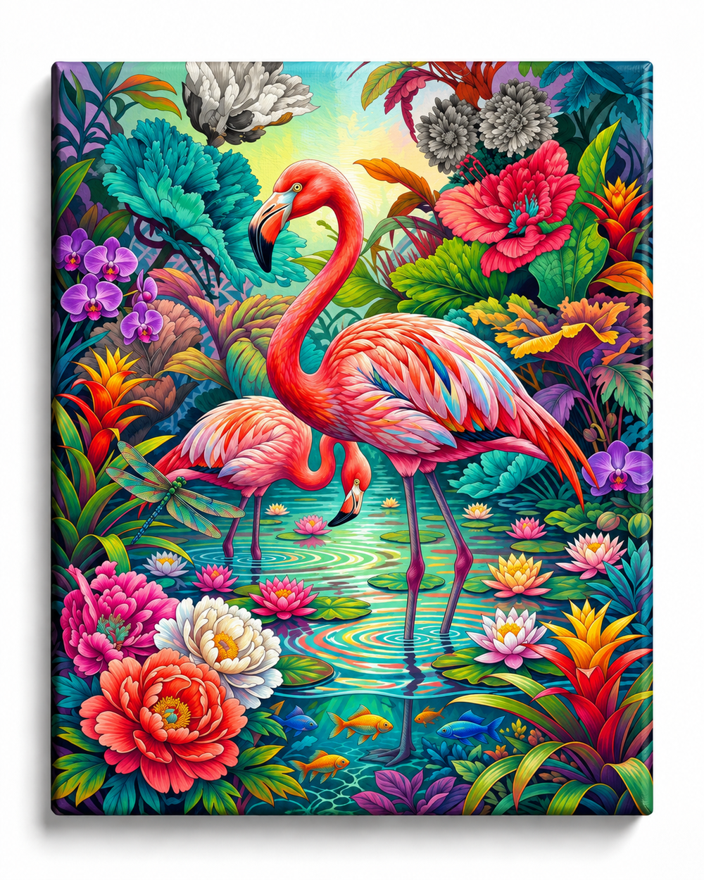 Flamingos — A Tropical Garden Paradise