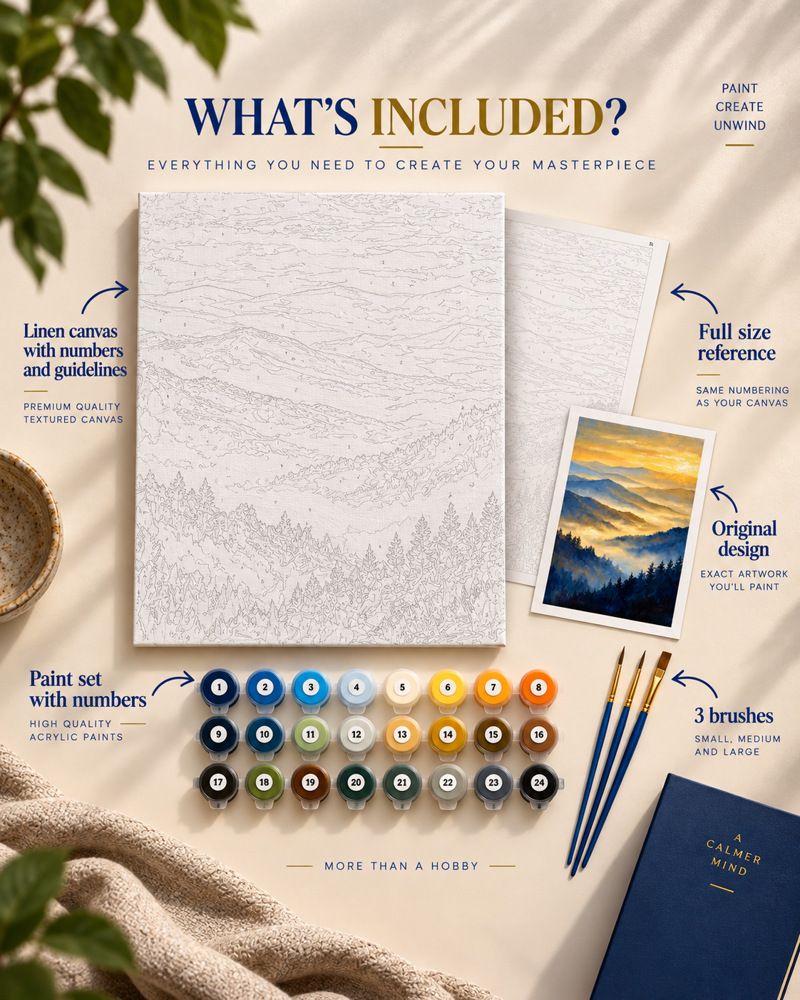 Golden Mountain Dawn — Mist Across the Blue Ridges