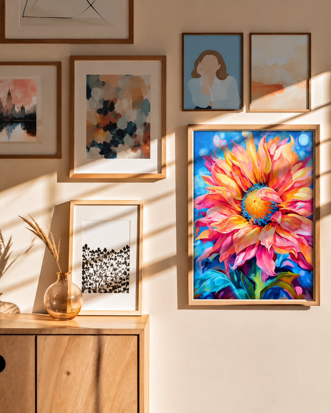 Sunburst Bloom — Petals in Full Colour