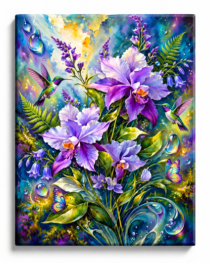 Hummingbirds — An Enchanted Orchid Garden