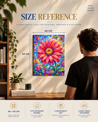 Pink Daisy — A Whirl of Vibrant Colour and Joy