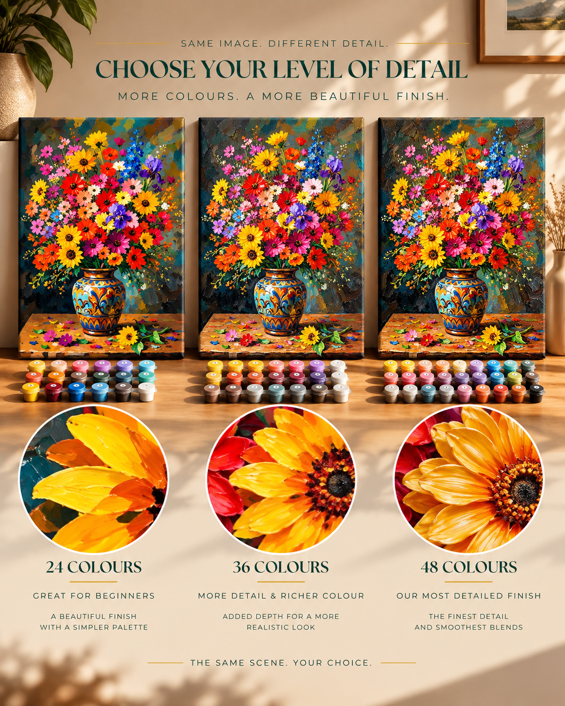 Wildflowers — A Painted Pot of Sunshine