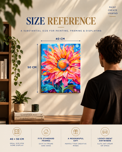 Sunburst Bloom — Petals in Full Colour