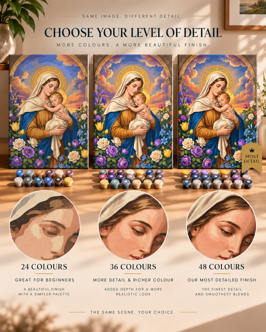 Mary & Child — A Portrait of Motherly Love