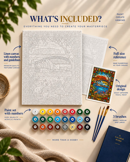 Australian Wonders — A Stained Glass Landscape