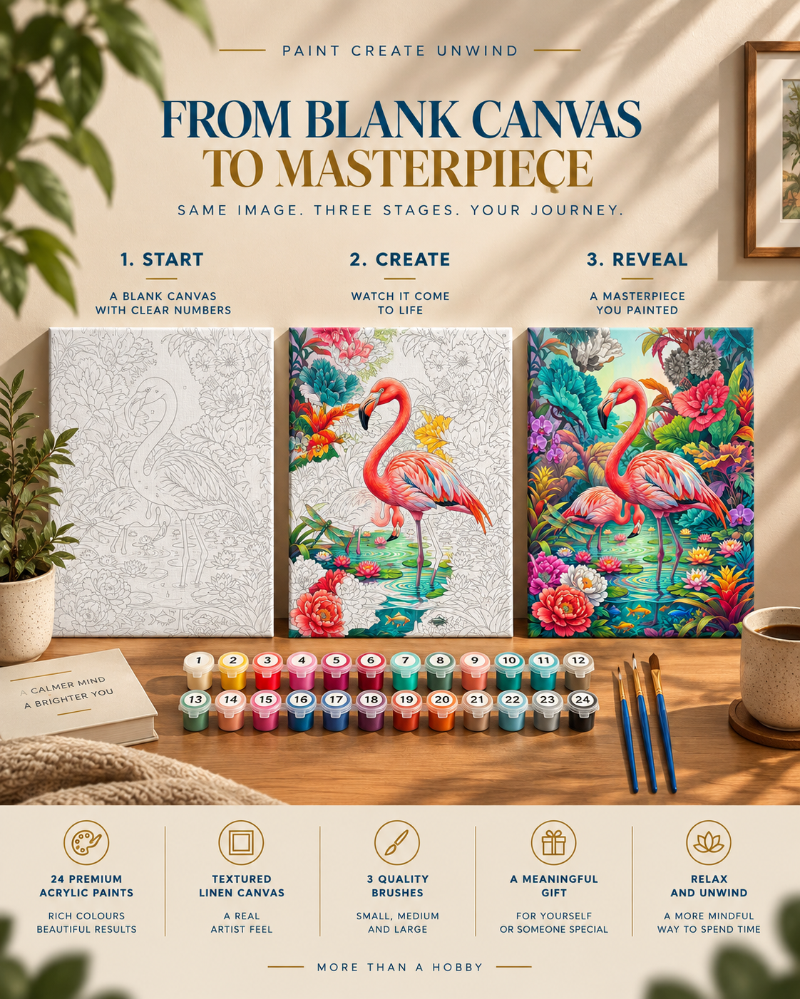 Flamingos — A Tropical Garden Paradise
