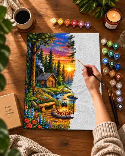 Woodland Retreat — A Cosy Cabin Beside the Stream