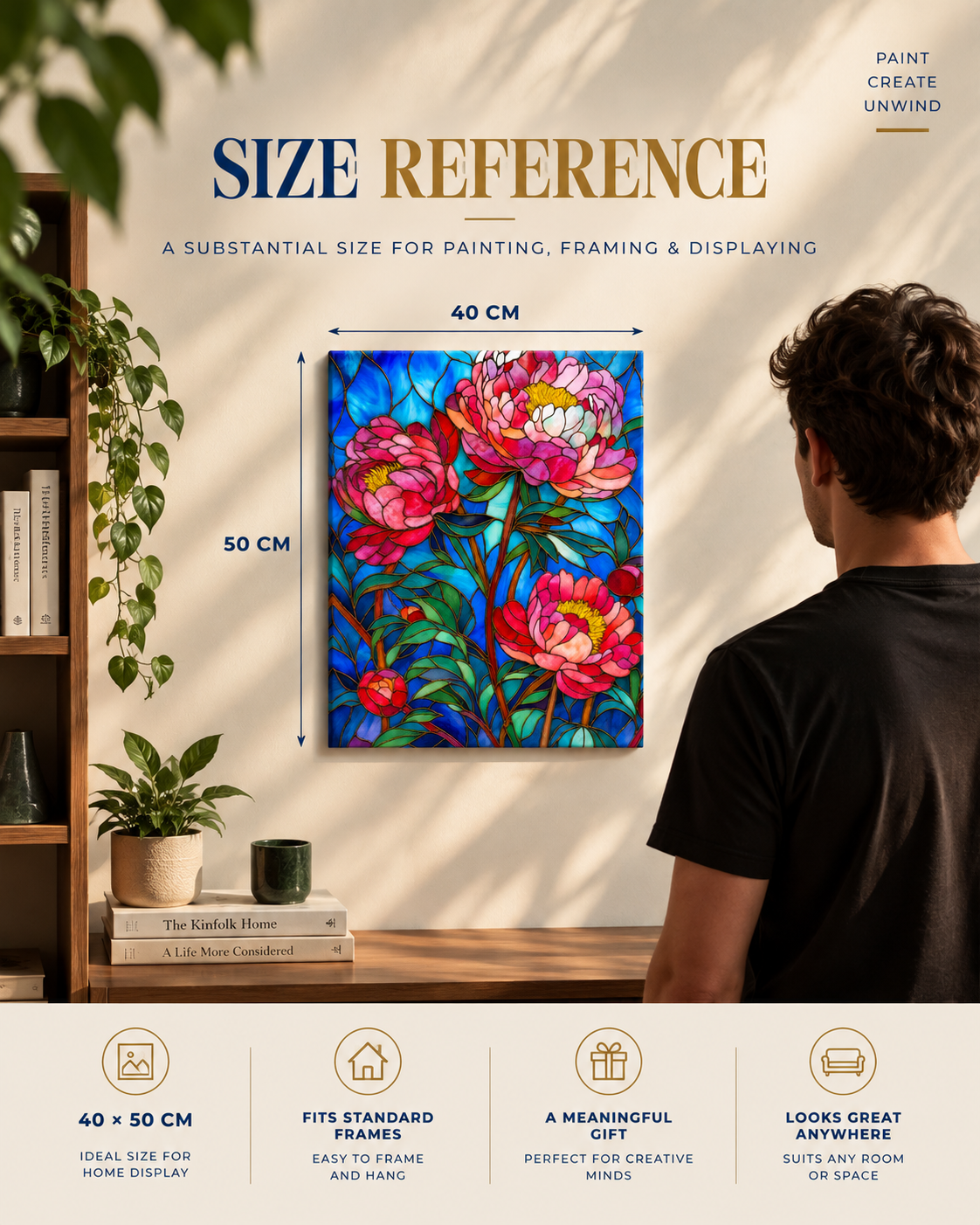 Stained Glass Peonies — A Garden in Full Bloom