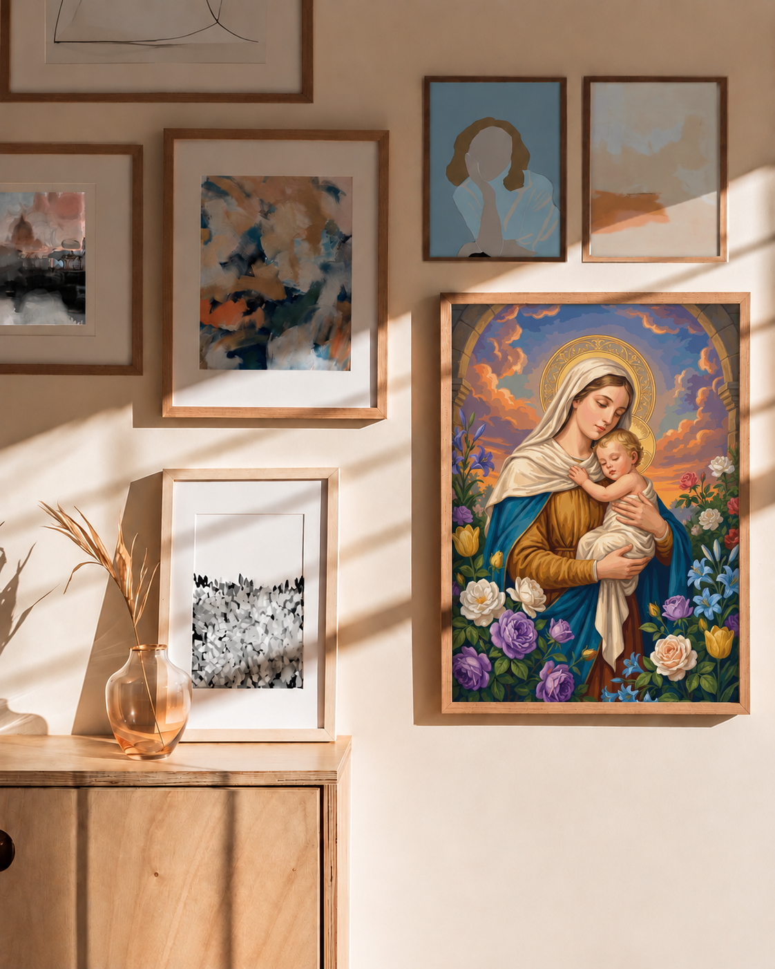 Mary & Child — A Portrait of Motherly Love