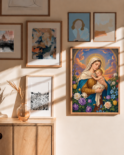 Mary & Child — A Portrait of Motherly Love